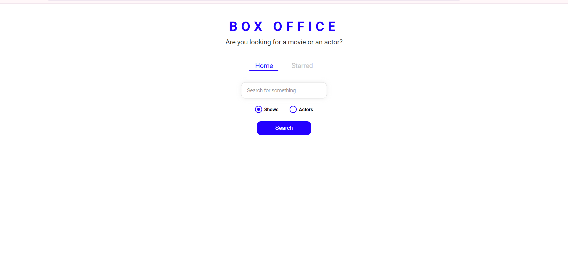 Box Office App